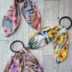 3 Lovely Rabbit Ear Hair Accessories Scrunchies  Elastic Hair Band \ girls\women